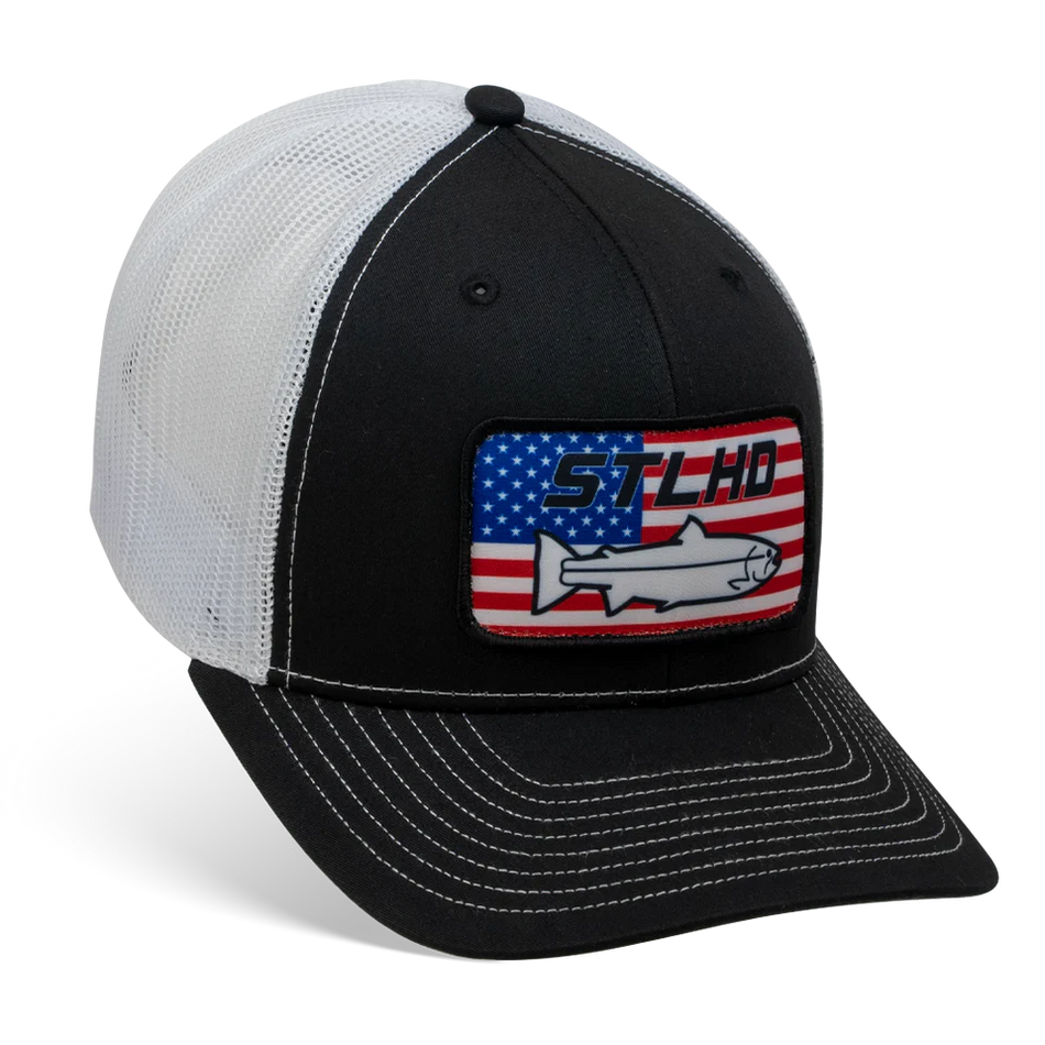 STLHD Nation Black/White Trucker Snapback Hat