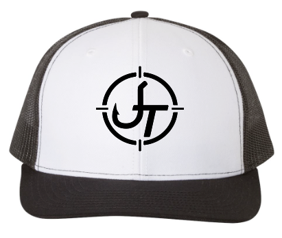 White and Black JT Trucker Hat