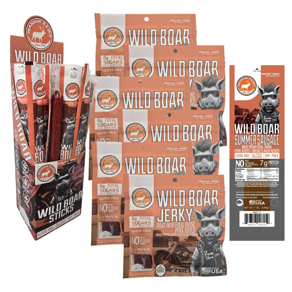 The Trail Boss - Wild Boar Variety Pack
