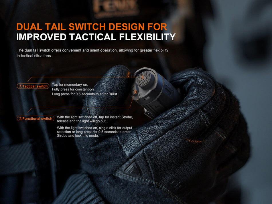 Fenix TK17 Dual Switch Tactical Flashlight