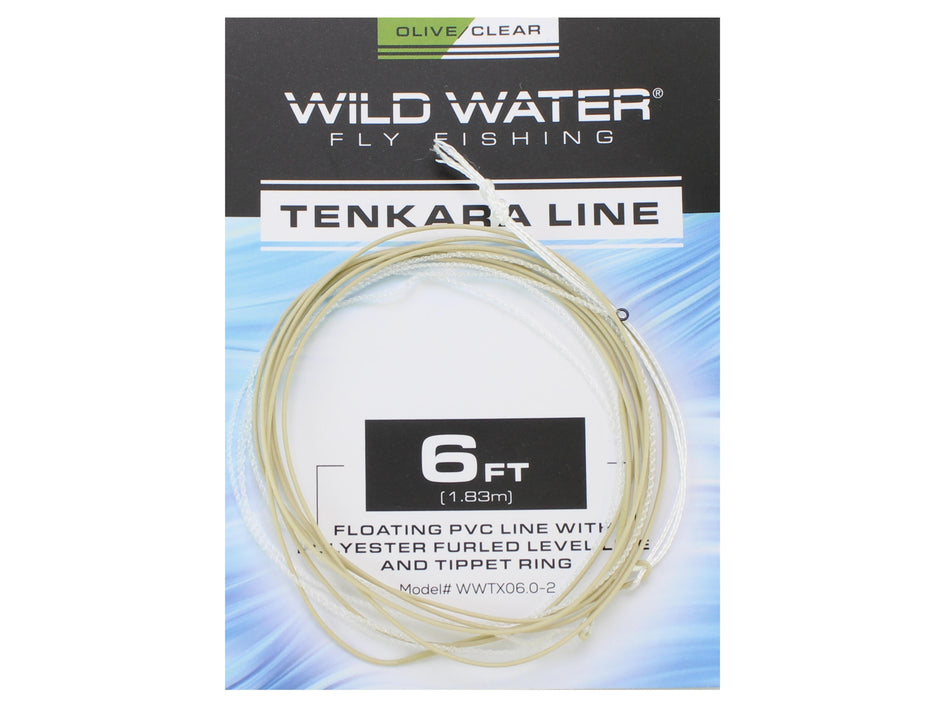 6' Olive PVC Tenkara Line with Furled Level Line | Wild Water Fly Fishing