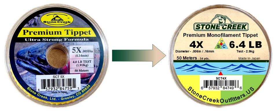 Stone Creek™ Mono Tippet - Old Package