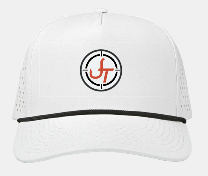 Retro White JT Trucker Hat