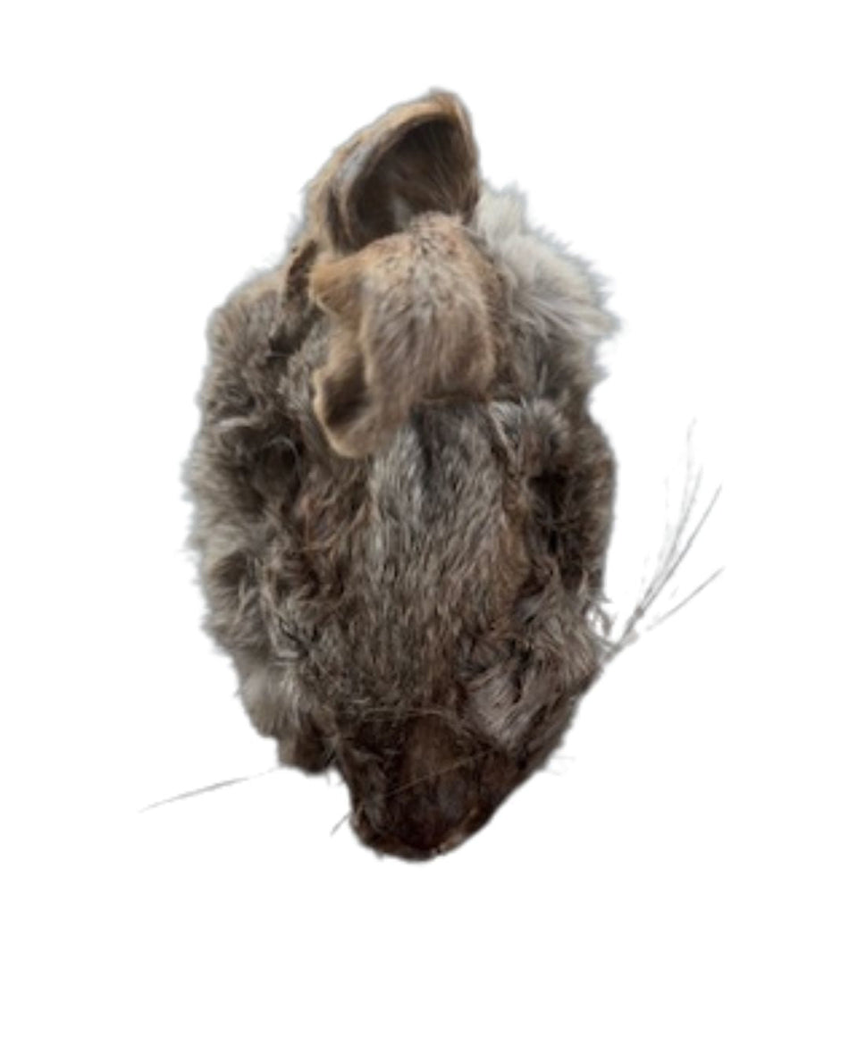 Rabbit head dog chews