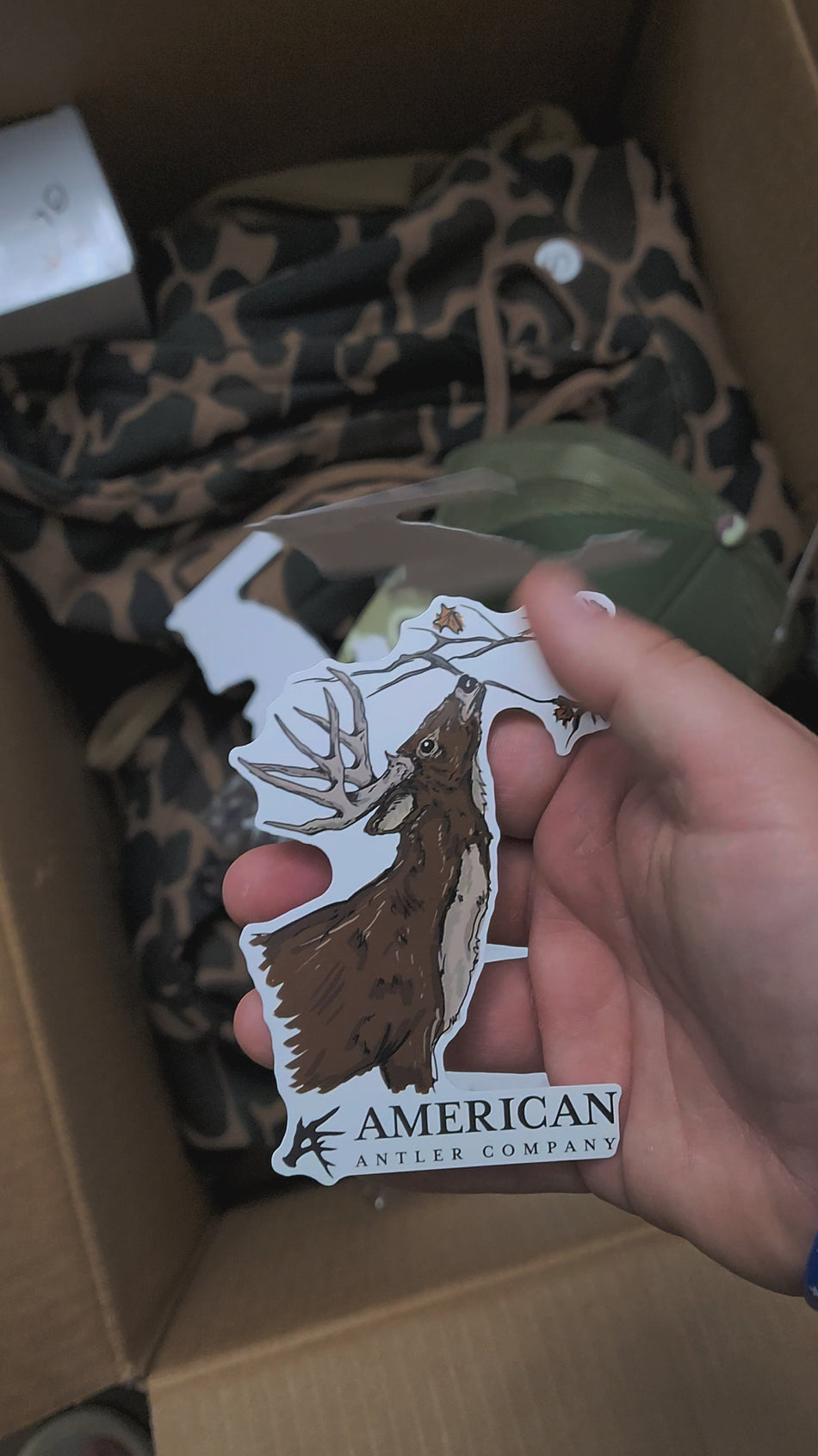 Buck Scrape sticker