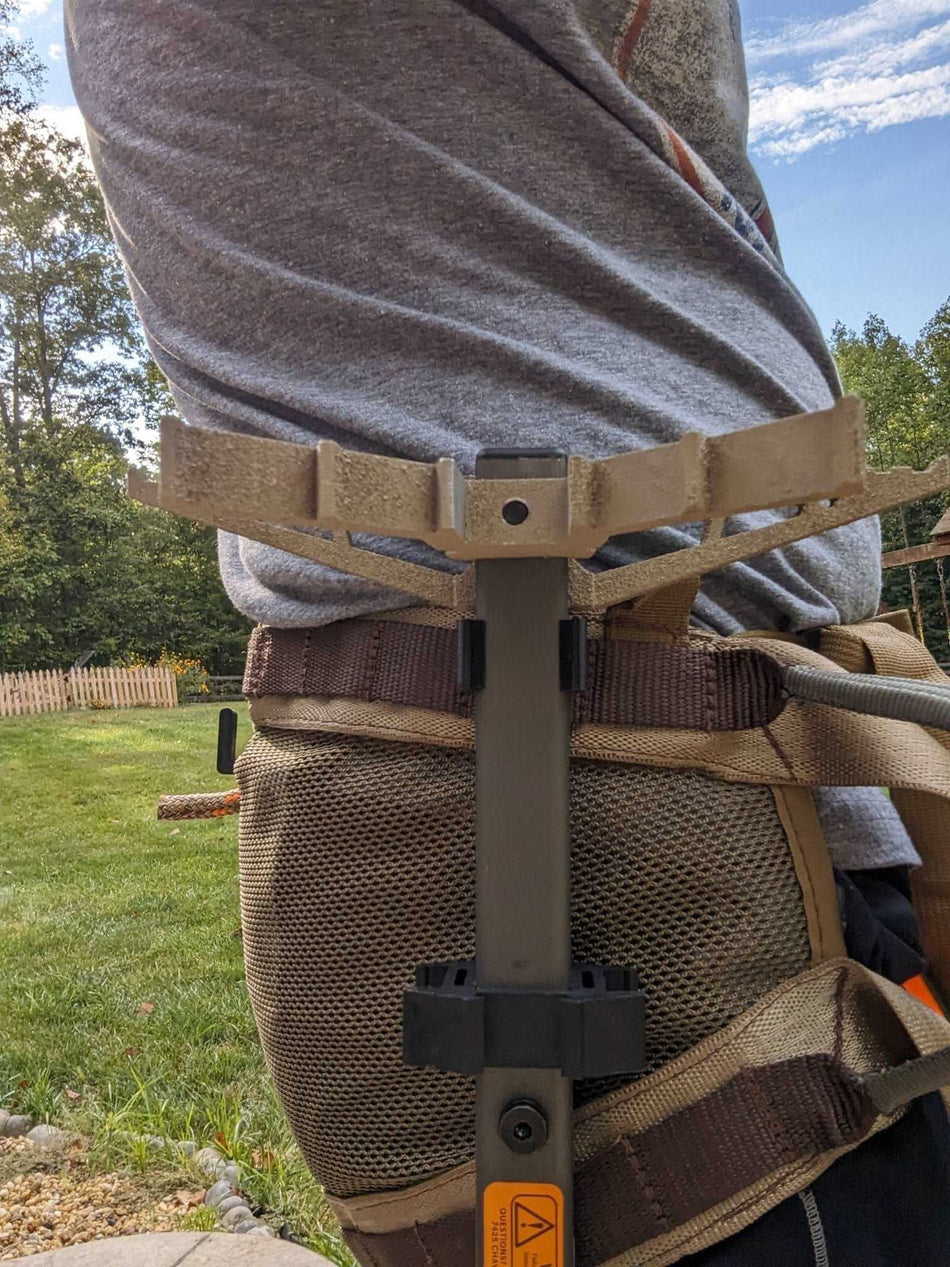 Climbing Stick Caddy for 1" Square Tubing