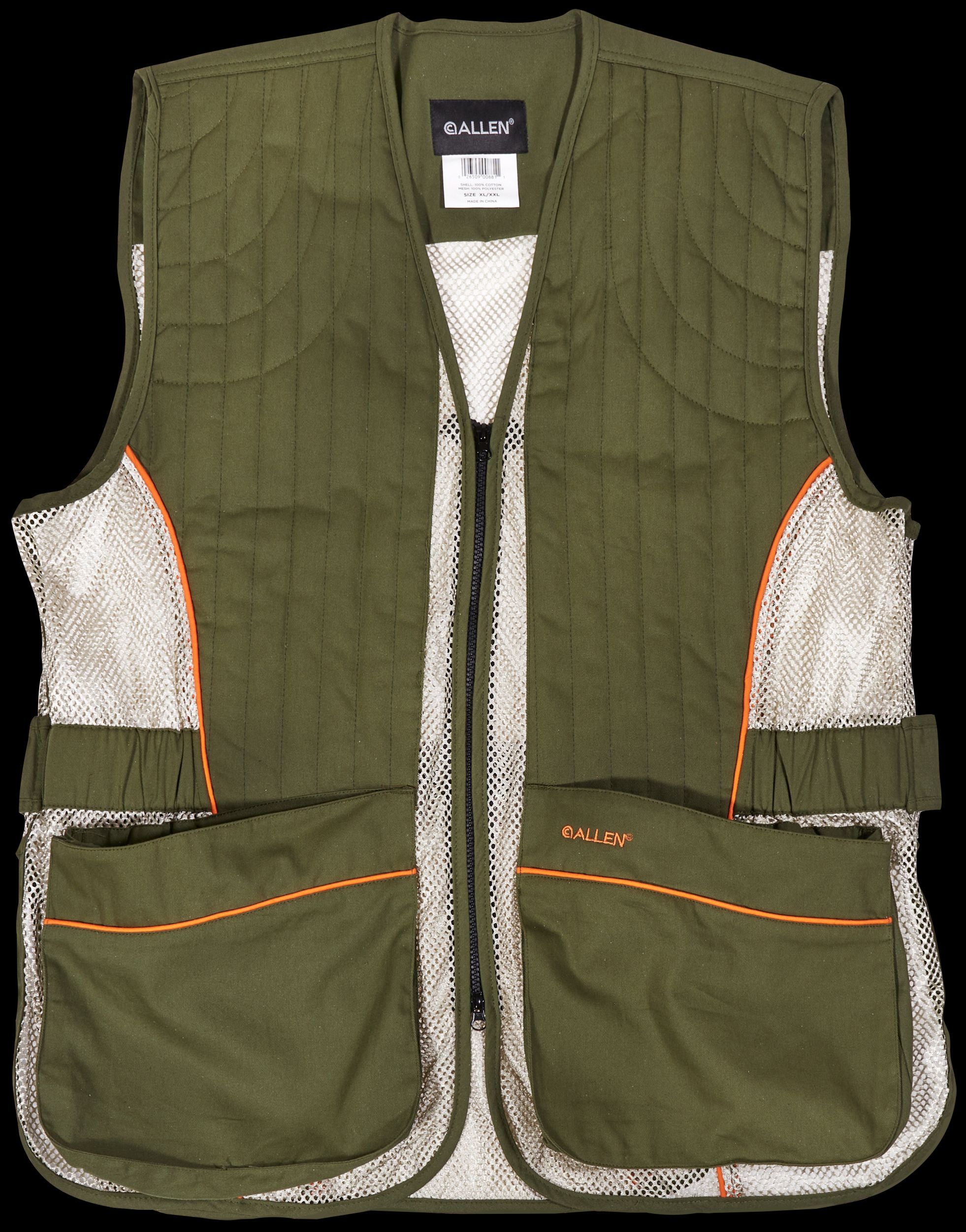 Ace Shooting Vest - Olive/Tan