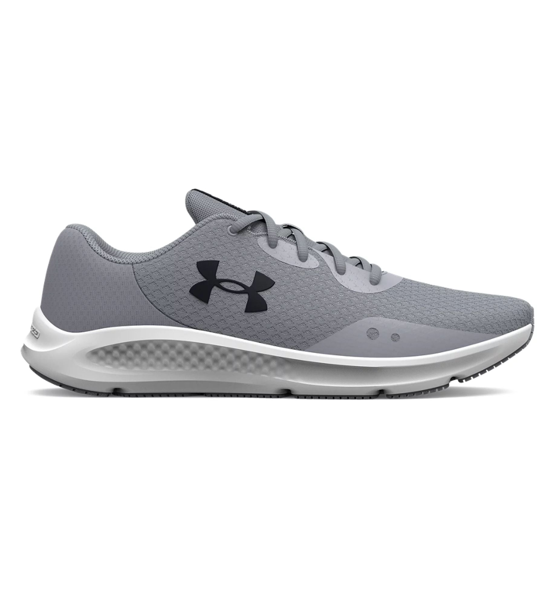 Mod Gray - Men's UA Charged Pursuit 3 Running Shoes