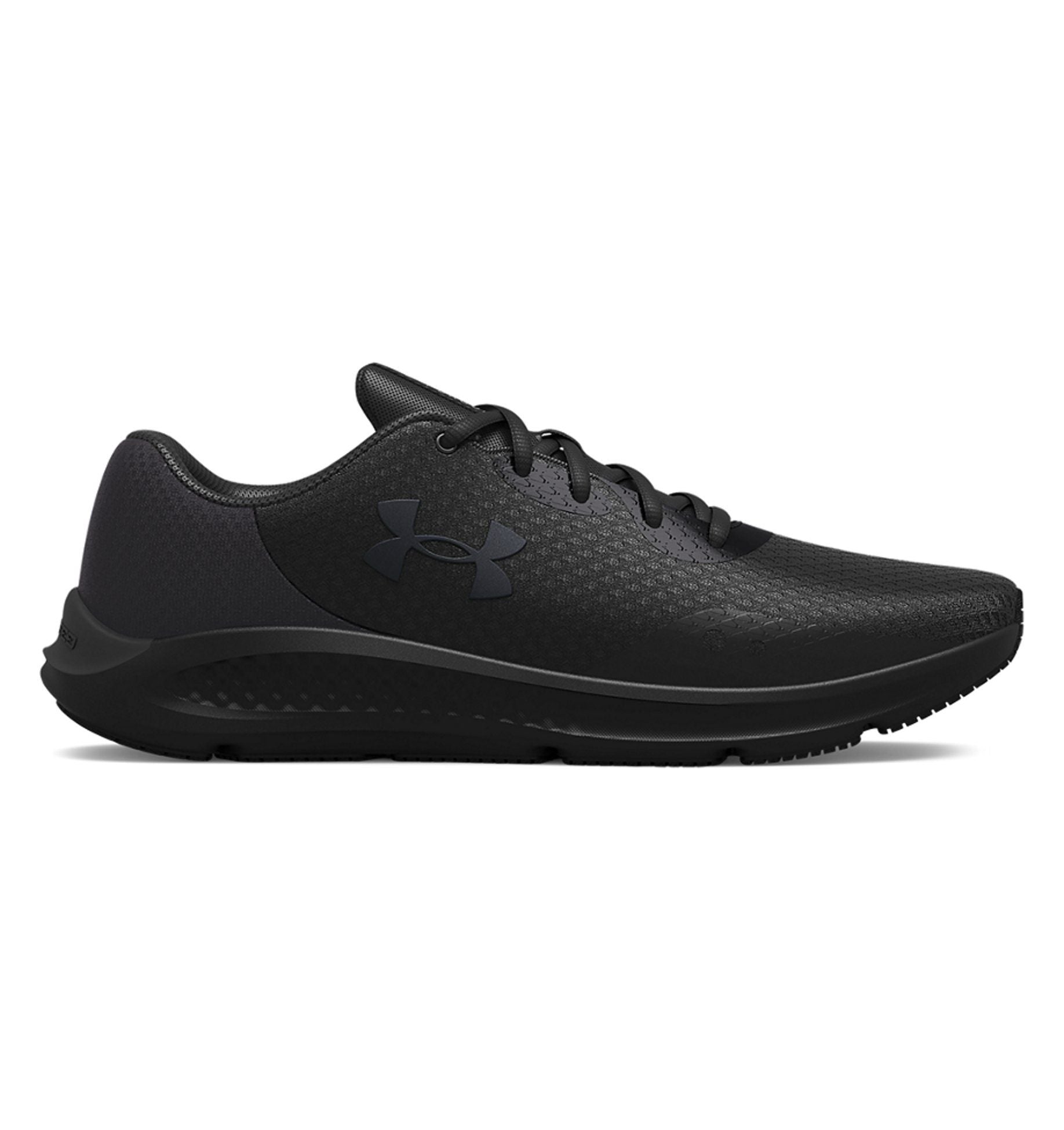 Black/Black - Men's UA Charged Pursuit 3 Running Shoes