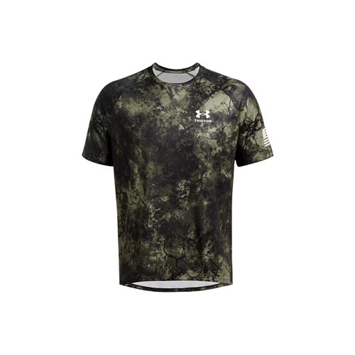 OD Green / White - Men's UA Freedom Camo T-Shirt