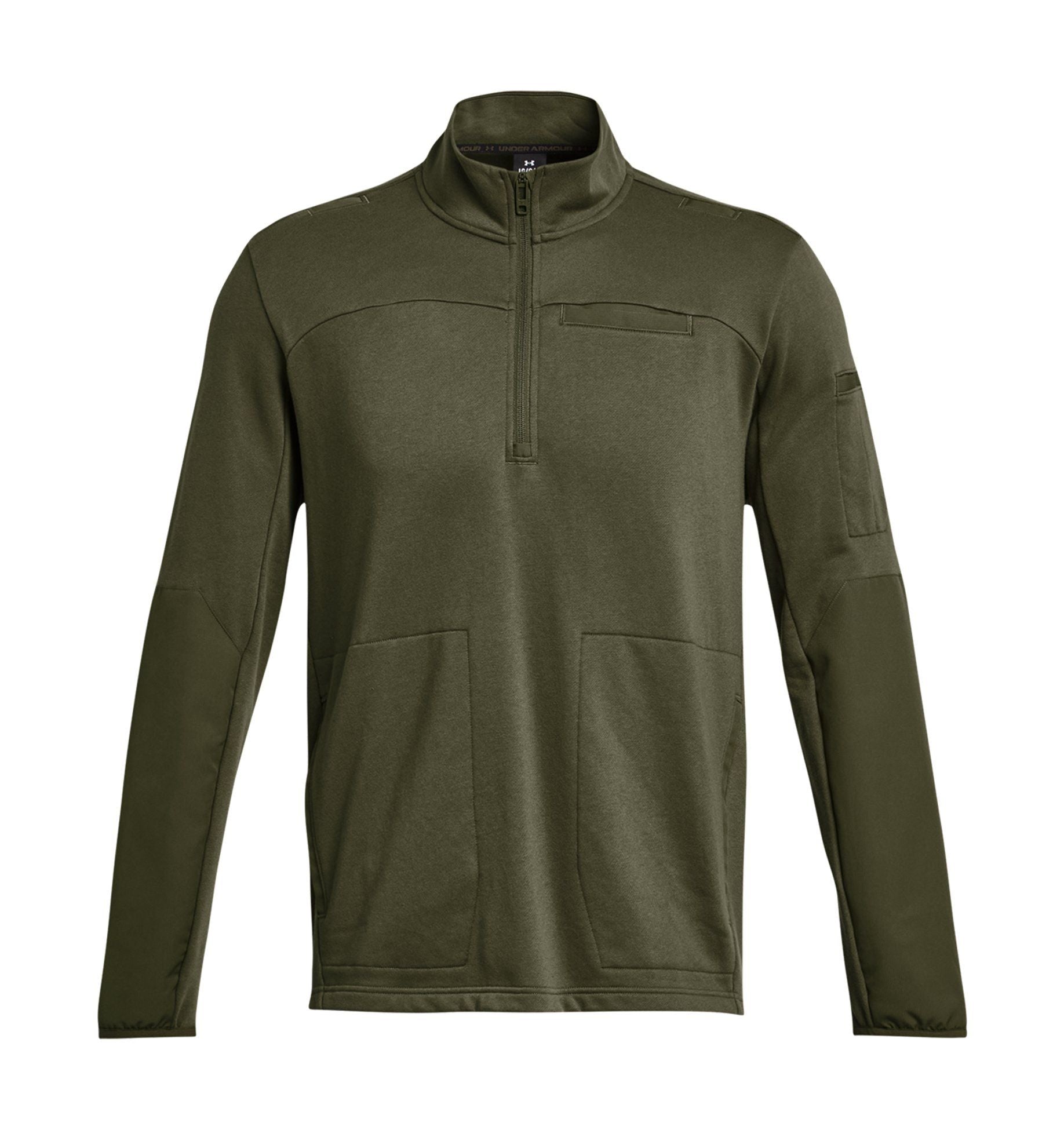 Green - UA Rival Fleece Tactical Job 1/4 Zip