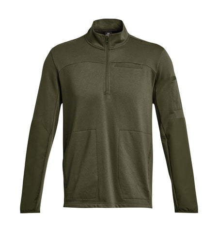Green - UA Rival Fleece Tactical Job 1/4 Zip
