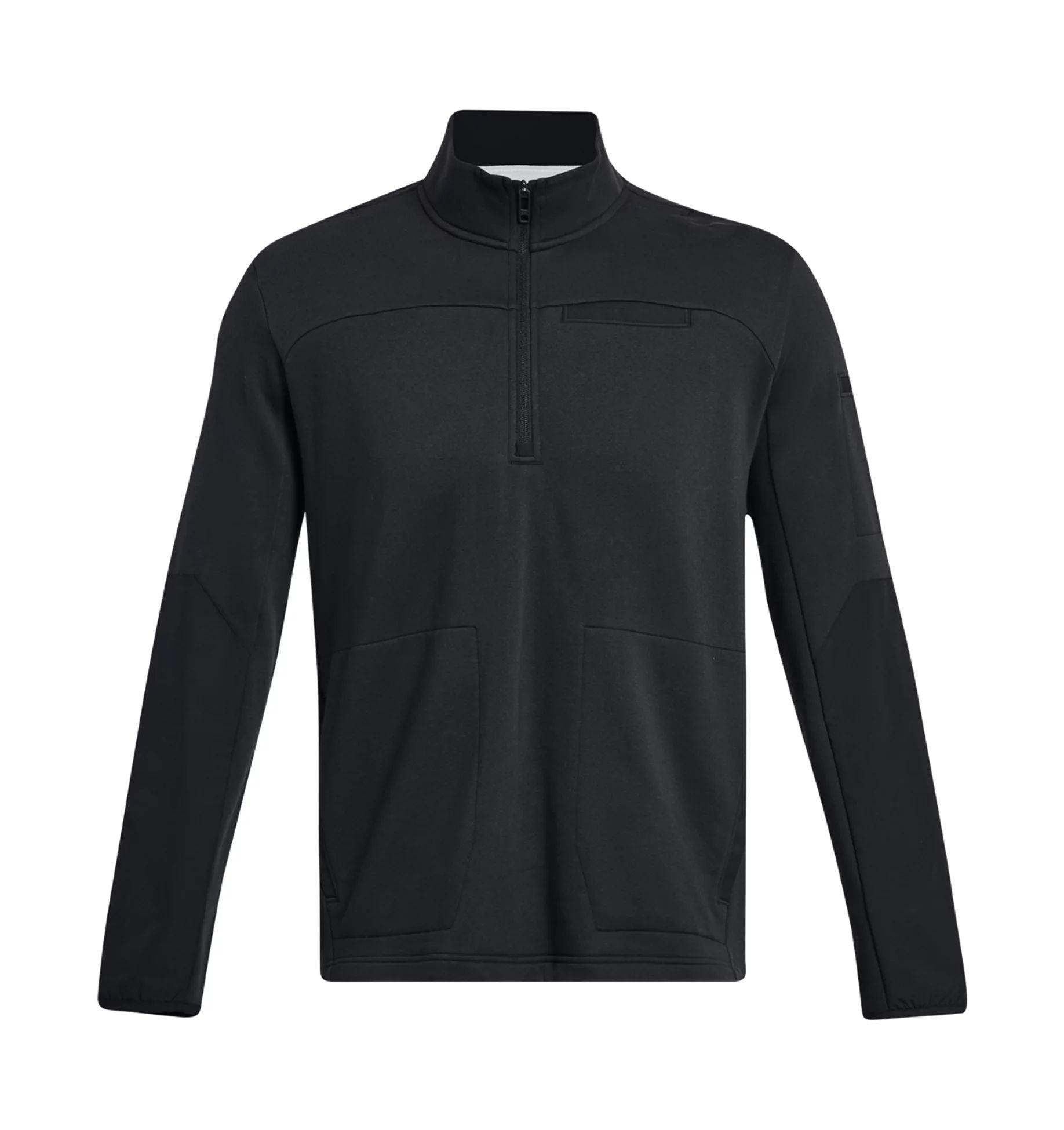 Black - UA Rival Fleece Tactical Job 1/4 Zip