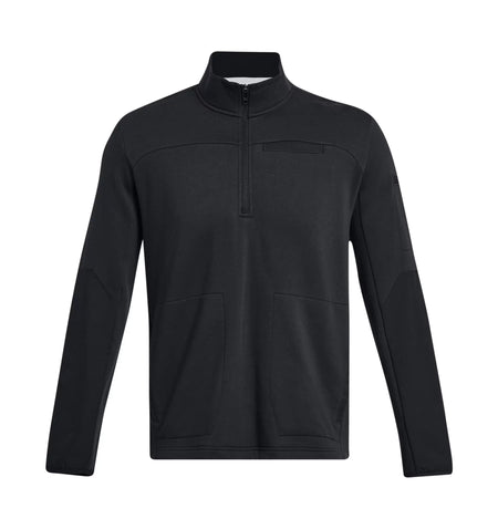 Black - UA Rival Fleece Tactical Job 1/4 Zip