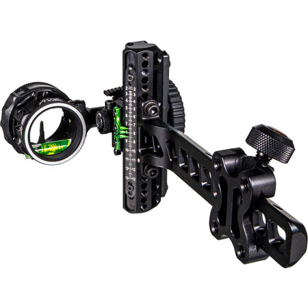 Stealth Black - Axcel Driver AVX Plus Standard-Pro Single Pin Bow Sight