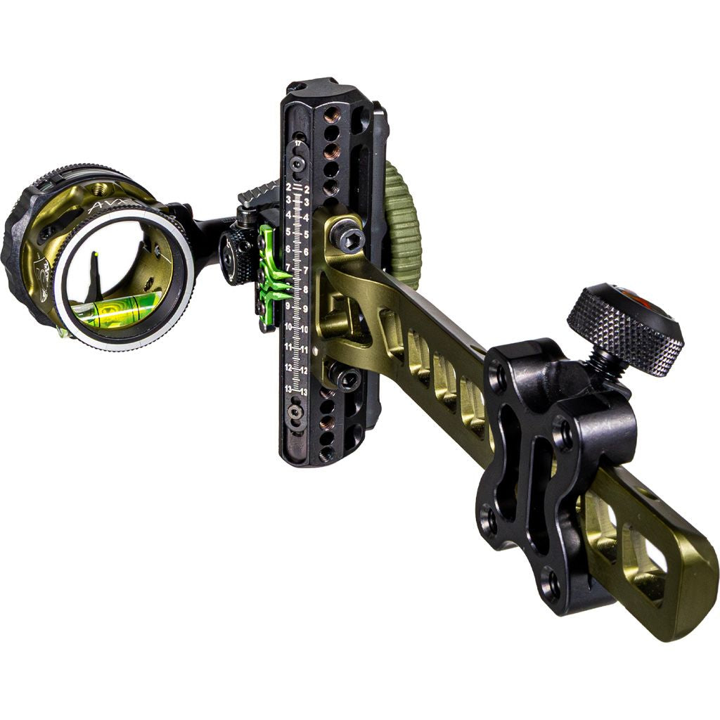 Tactical Green - Axcel Driver AVX Plus Standard-Pro Single Pin Bow Sight