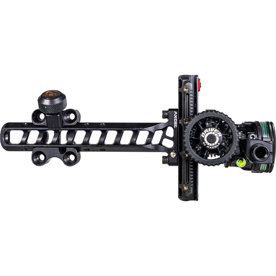 Stealth Black - Axcel Driver AVX Plus Standard-Pro Single Pin Bow Sight