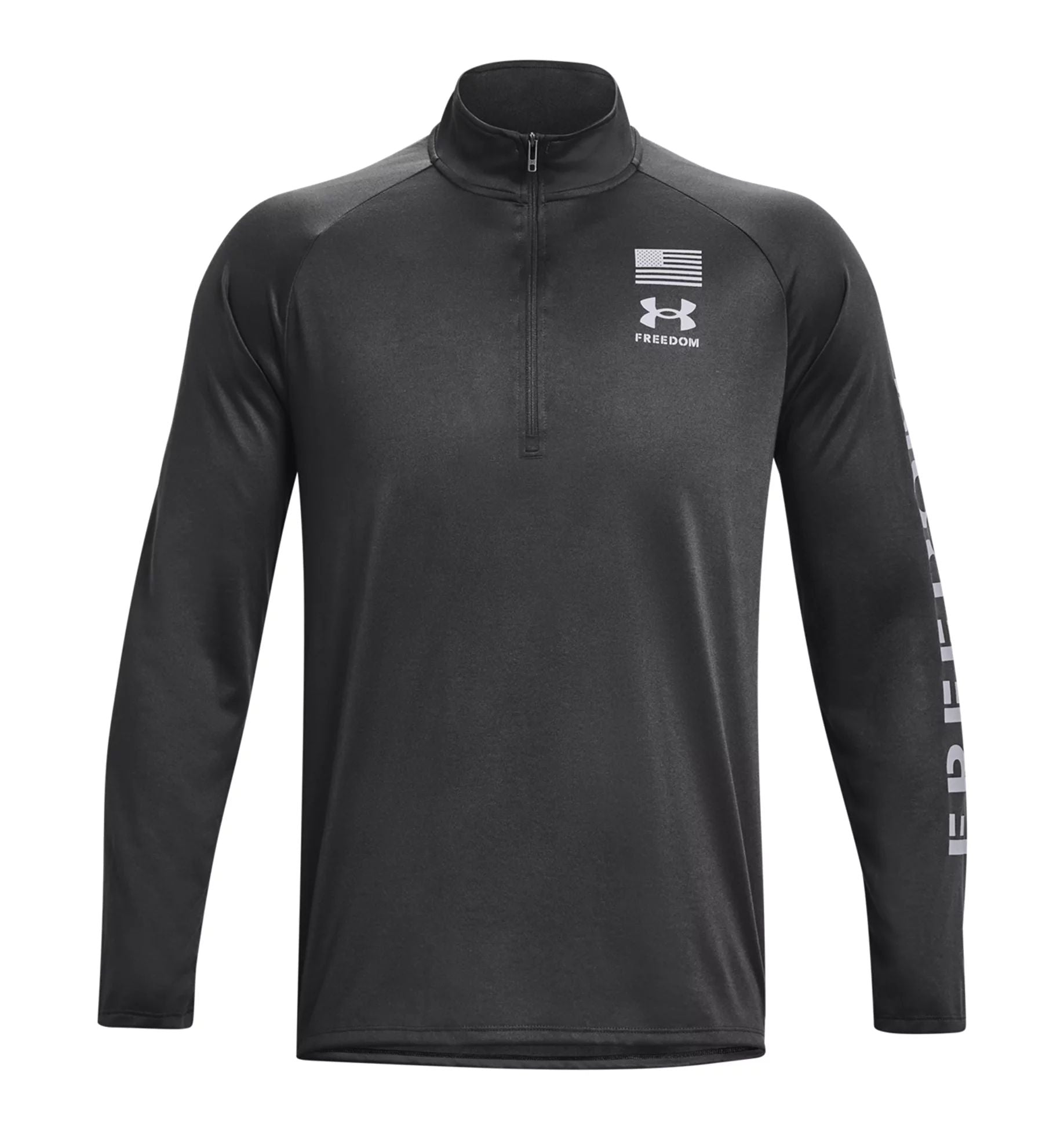 Gray - UA Freedom Tech 1/2 Zip Pullover