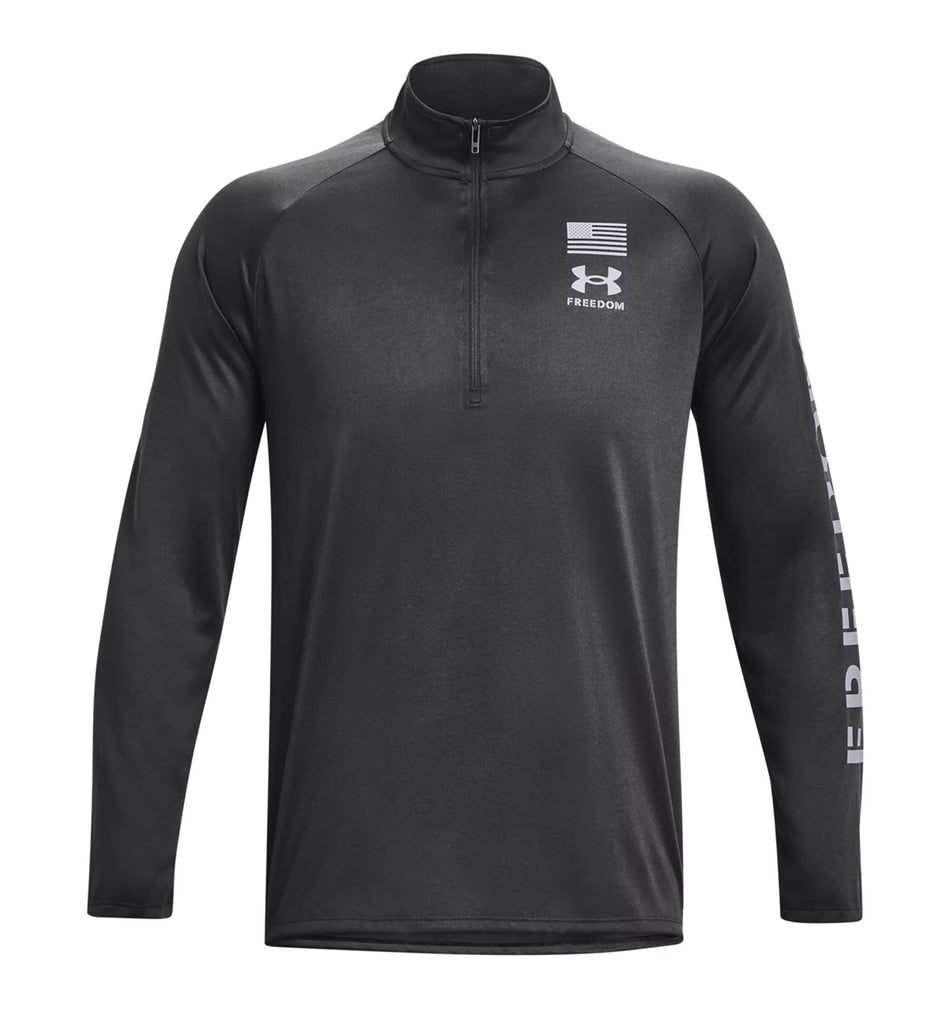 Gray - UA Freedom Tech 1/2 Zip Pullover