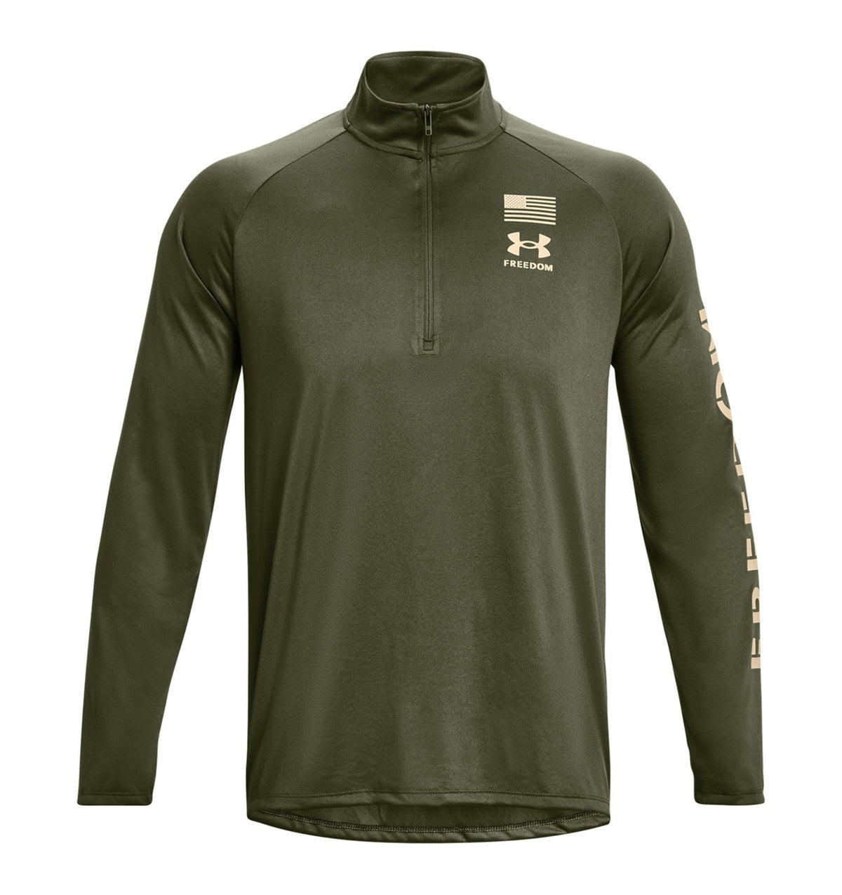 OD Green - UA Freedom Tech 1/2 Zip Pullover