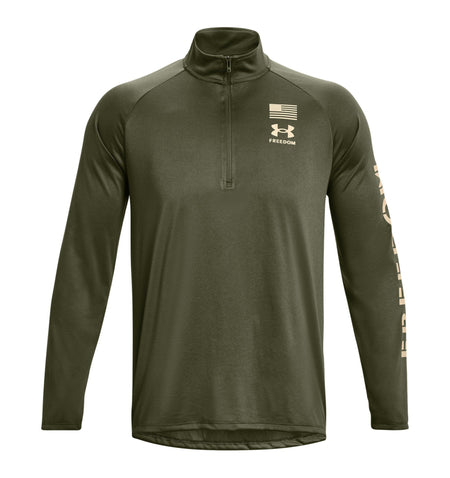 OD Green - UA Freedom Tech 1/2 Zip Pullover