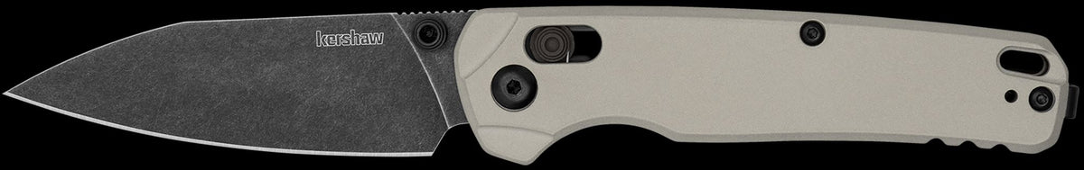 Bel Air 3" Folding Reverse Tanto Plain Blade Knife -  Bright Nickel