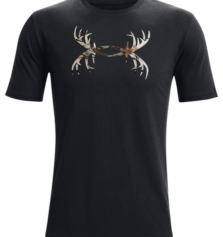 Black - UA Antler Logo T-Shirt