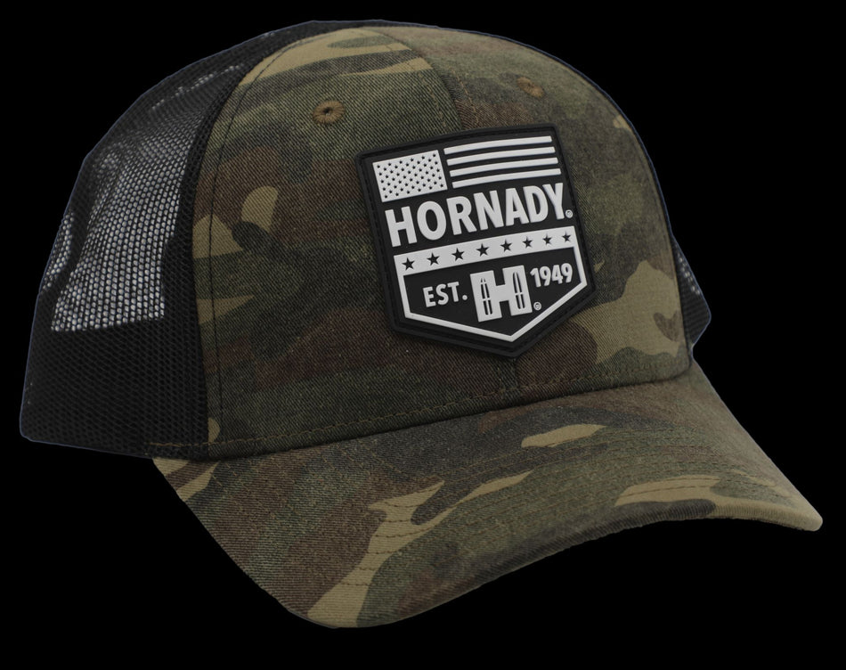 Hornady Established Red/Black Mesh Cap