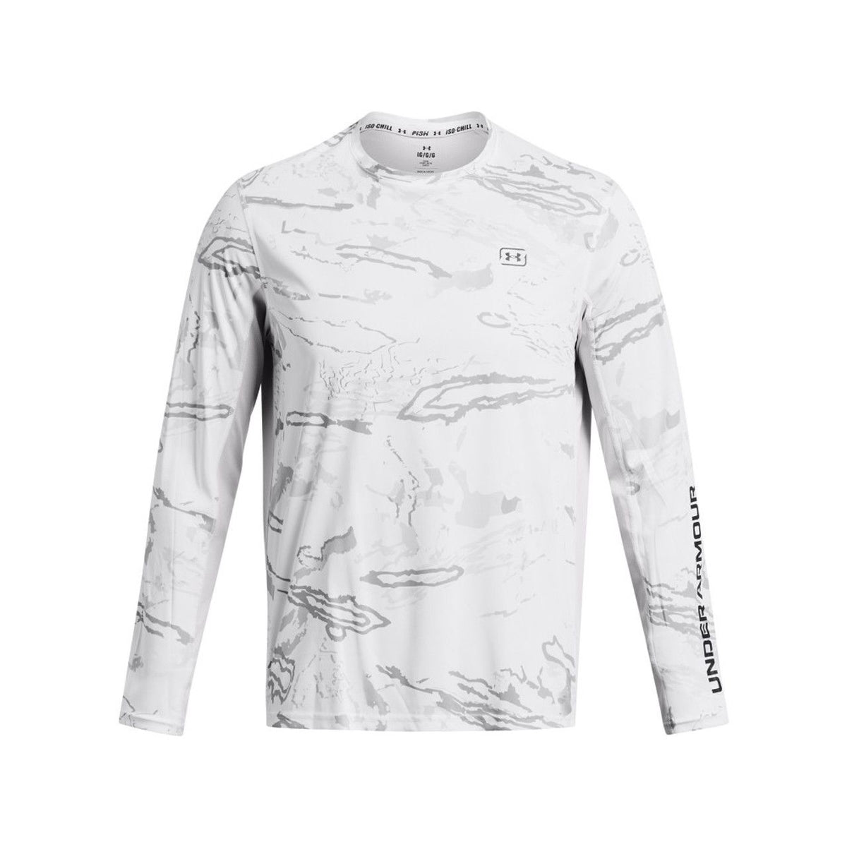 Halo Gray Camo - UA Iso-Chill Fish Pro Camo T-Shirt