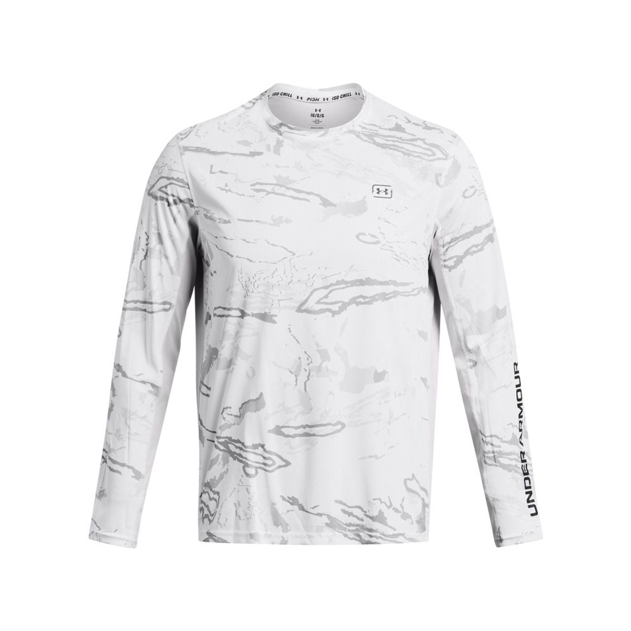 Halo Gray Camo - UA Iso-Chill Fish Pro Camo T-Shirt