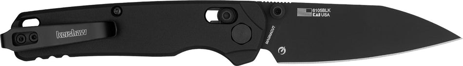 Bel Air 3" Folding Reverse Tanto Plain Blade Knife - Black