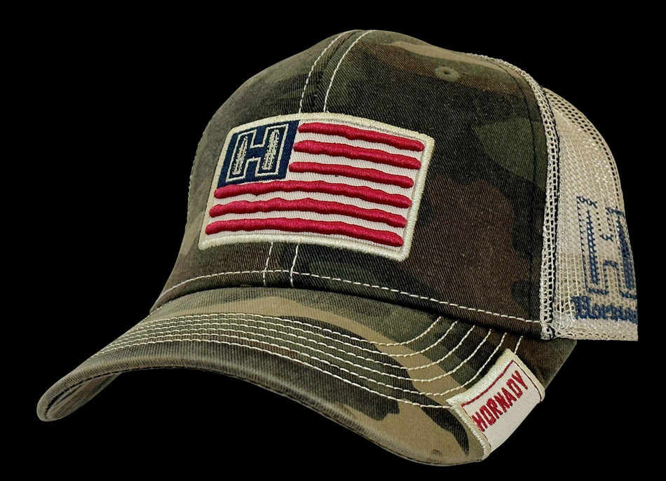 Hornady Camo Flag Cap