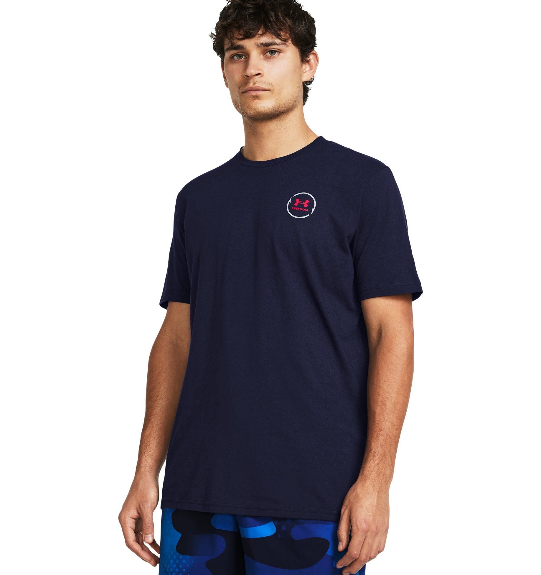 Navy - Men's UA Freedom Bass T-Shirt