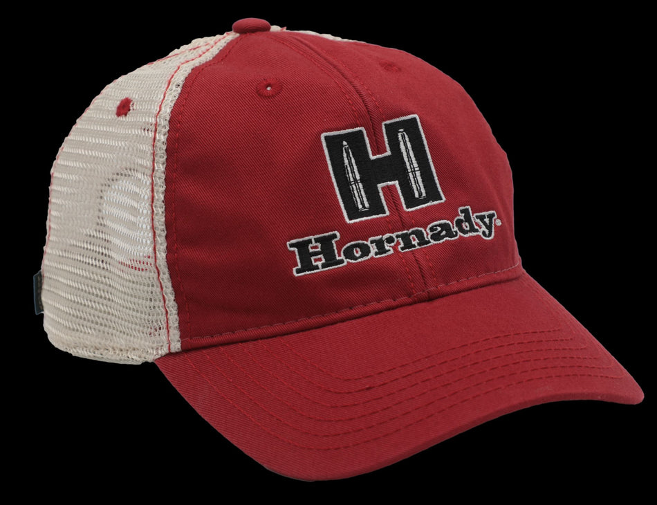 Hornady Red/White Mesh Cap