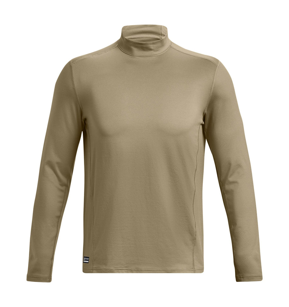 UA Tactical ColdGear Infrared Base Mock - Federal Tan