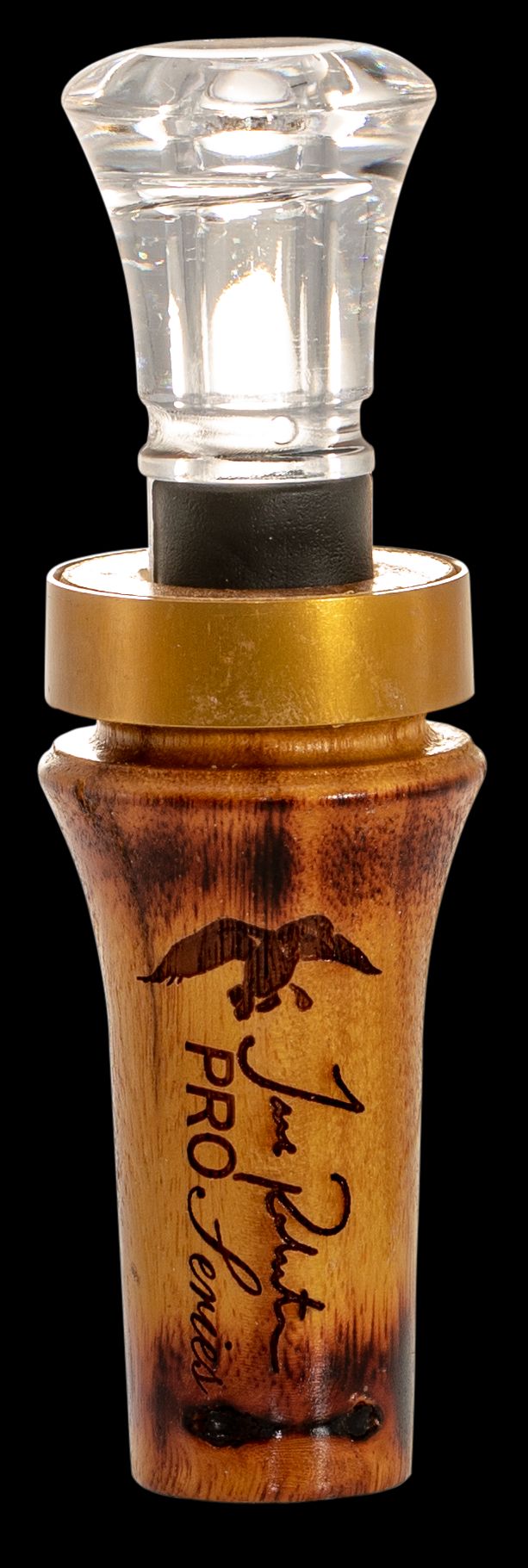 Duck Commander Pro Series Burnt Hedge Open Double Reed Mallard Hen Duck Call