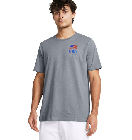 Royal - Men's UA Freedom Amp Chest T-Shirt