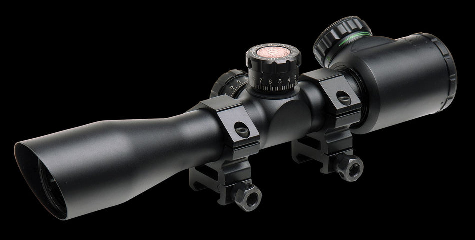 Truglo Tru-Brite Xtreme Compact Tactical Riflescope - 4x 32mm Illuminated Mil-Dot