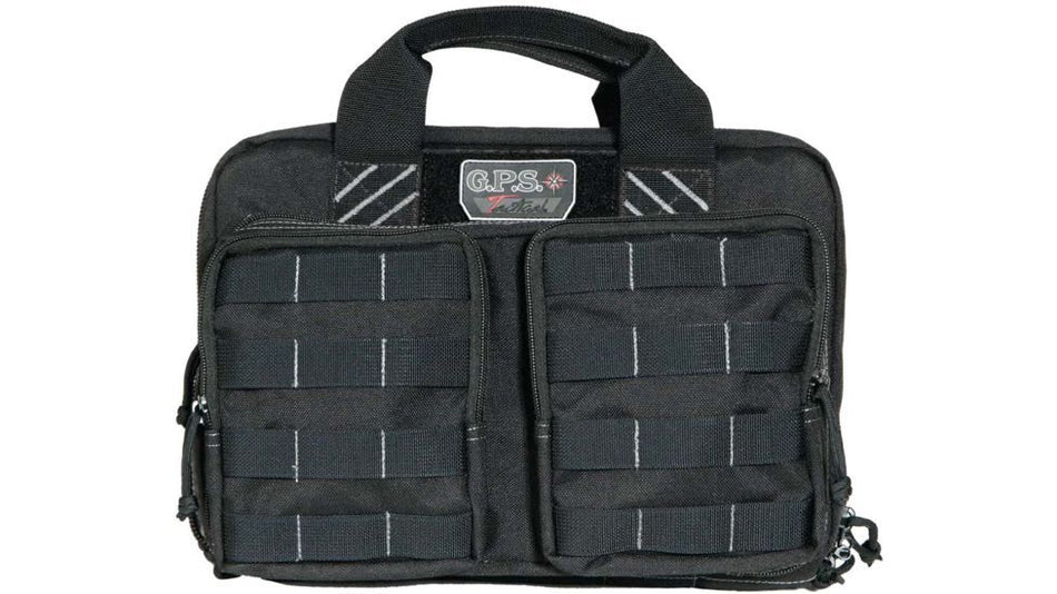 Tactical Quad +2 6 Handgun Range Bag - Black