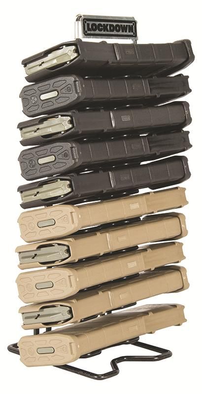 AR-15 Magazine Rack - Black