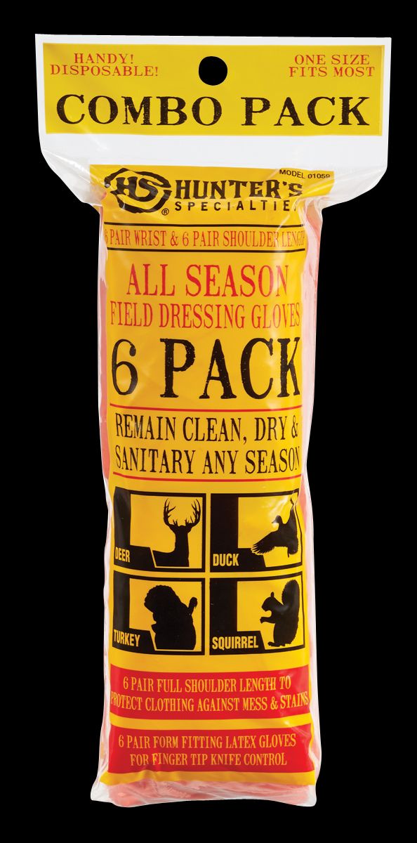 Field Dressing Gloves Combo Pack