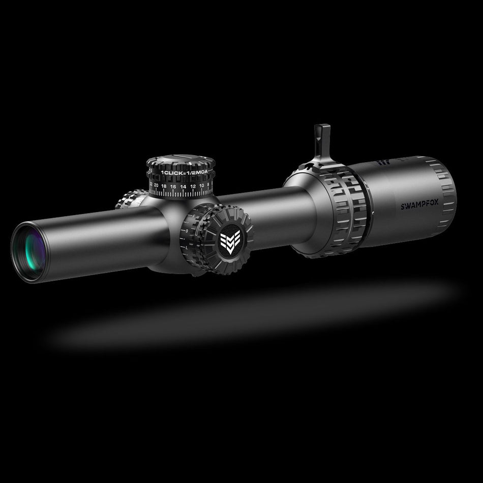 Swampfox Arrowhead Riflescope - 1-6x24mm Guerrilla Dot MOA Reticle