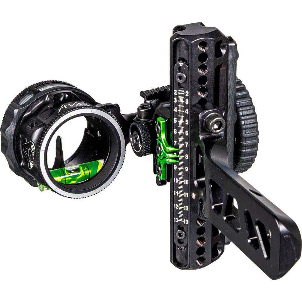 Stealth Black - Axcel Driver AVX Plus Bridge-Lock Single Pin Bow Sight