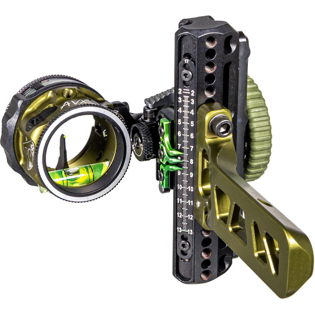 Tactical Green - Axcel Driver AVX Plus Bridge-Lock Single Pin Bow Sight
