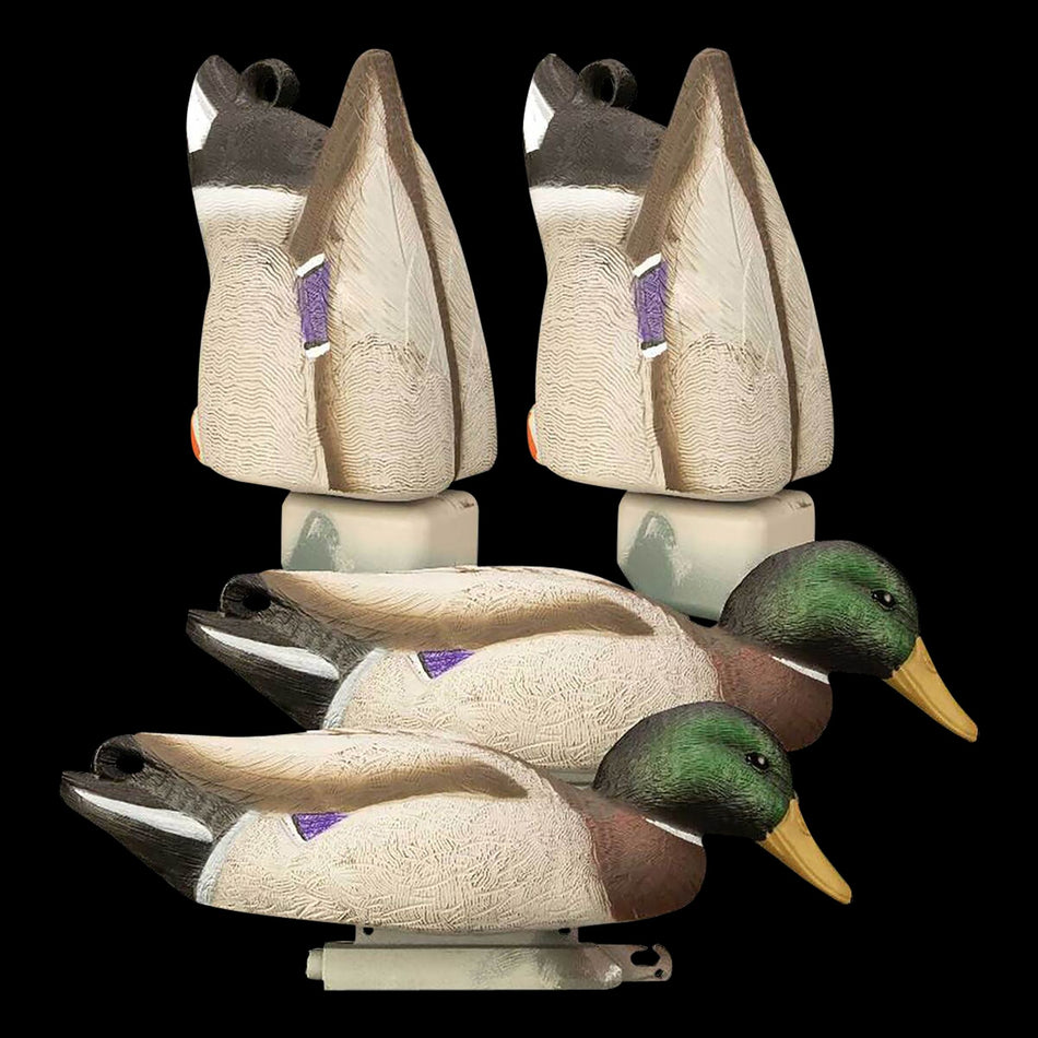 Higdon Magnum Feeder Mallards Duck Decoys - 4 Pack