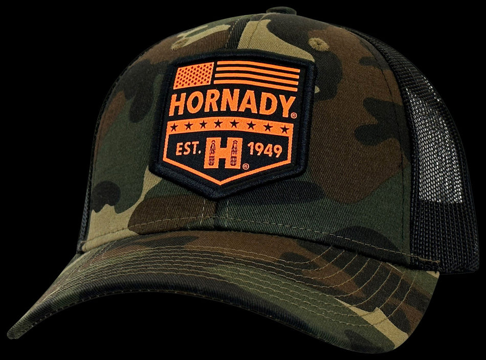 Hornady Camo Orange Patch Cap