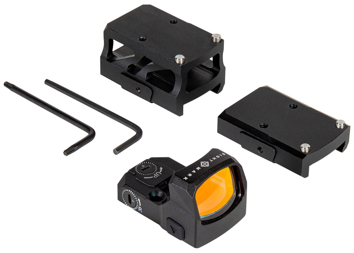 Mini Shot A-Spec 1x Red Dot Sight - Black - 5 MOA Dot