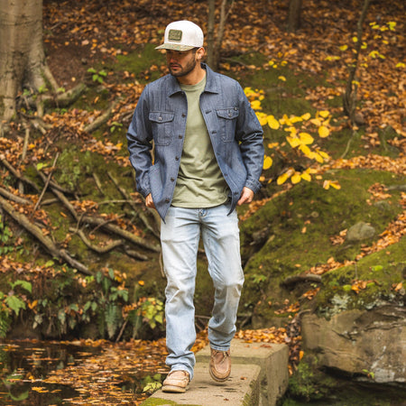 Denim - Men's Epoch Lightweight Twill Shirt Jacket - Lifestyle1