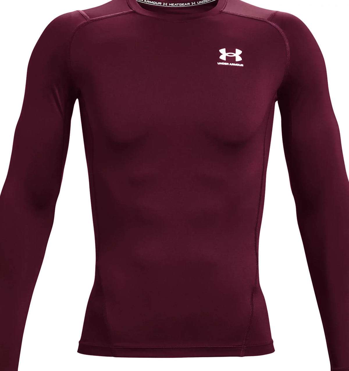 Maroon - HeatGear Armour Long Sleeve