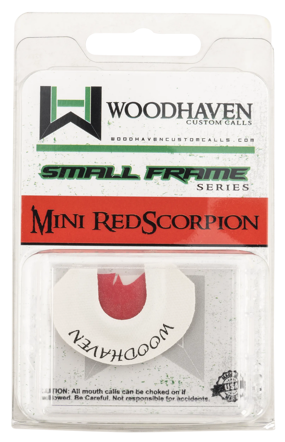 Woodhaven Red Scorpion Diaphragm Turkey Call